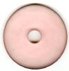 1 56x7mm Matte Pink Resin Donut 